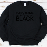 Better in Black Crew/Tee