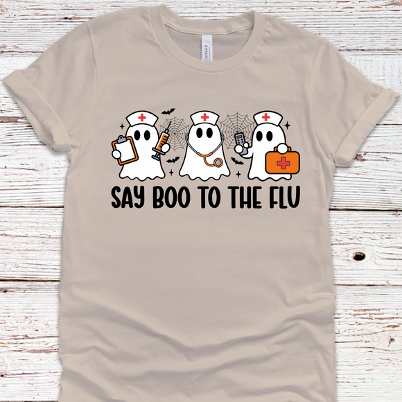 Boo to the Flu Tee