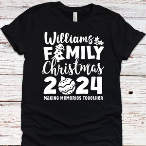 Personalized Family Christmas Tee