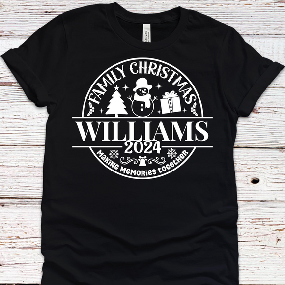 Personalized Christmas Memories Tee