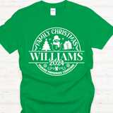 Personalized Christmas Memories Tee