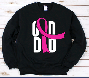 God Did Cancer Awareness Crewneck/Hoodie/Tee