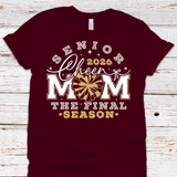 Senior Cheer Mom Tee w/Glitter
