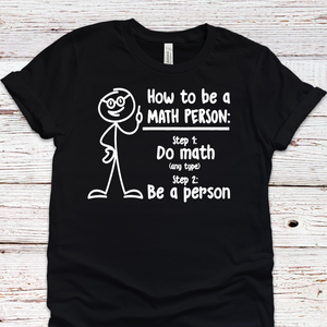 Math Person Teacher Tee