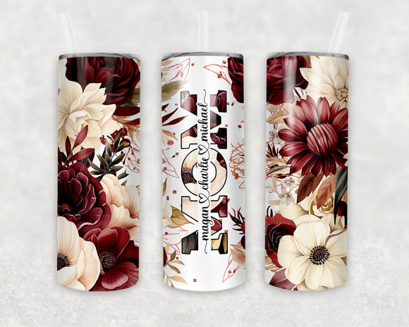 Custom Names Mom Tumbler