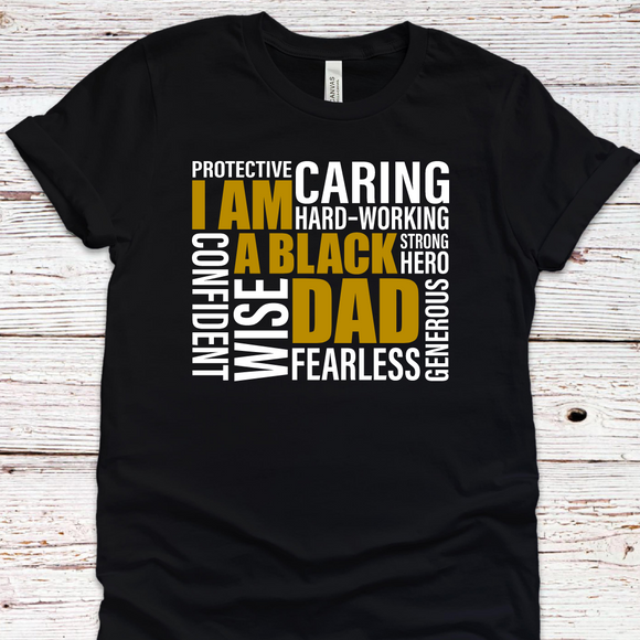 Black Dad Tee