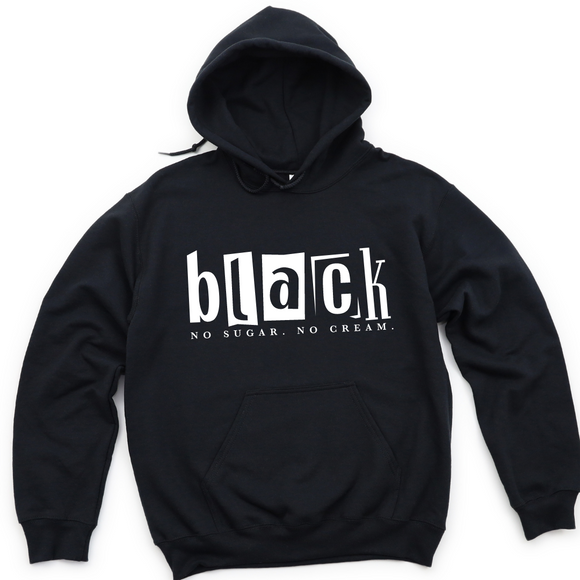 Just Black Hoodie