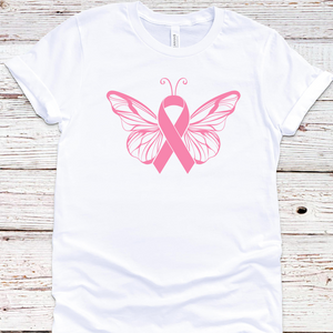 Pink Butterfly Tee