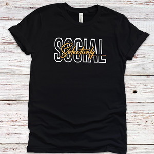 Selectively Social Tee