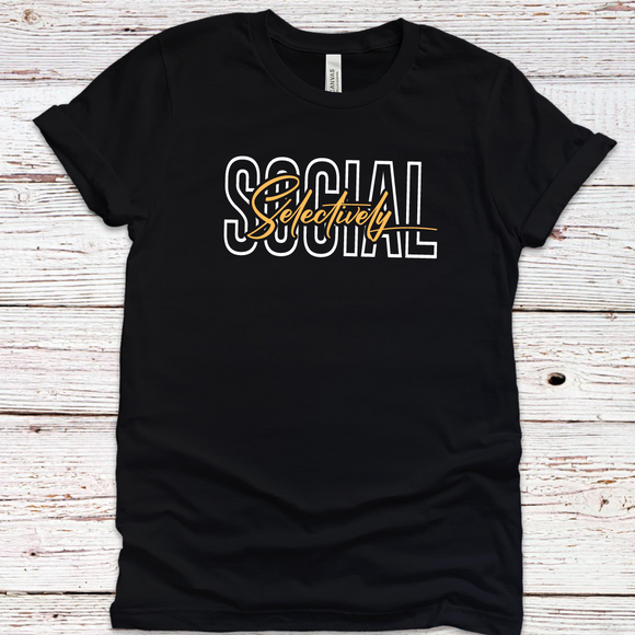 Selectively Social Tee